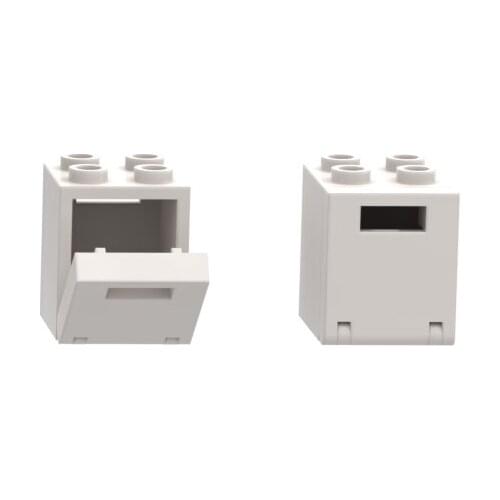 4PCS Mail Box Building Blocks Compatible Major Brand Kids Toys 4345 4346 Early LearningMOC Education Gifts