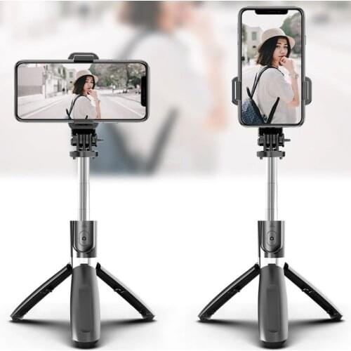 C1FB Wireless Bluetooth-compatible Selfie Stick with Tripod Foldable Monopod for