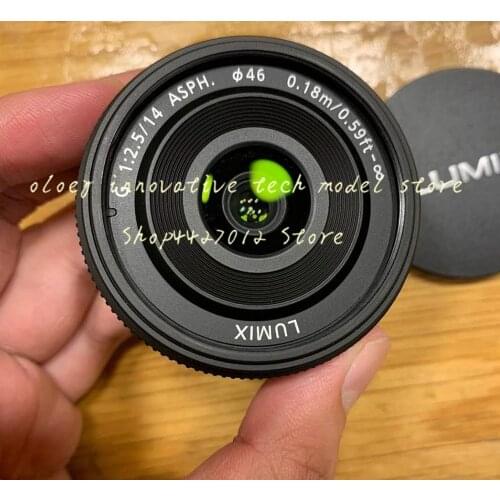 For Lumix G 14MM F/2.5 ASPH Lens Unit For Panasonic GF6 GM5 GF8 GF7 GM1 GH4 GH5 GX85 GF9 DMC-GF6 DMC-GF5 GF8 DMC-GF7 GF9 95% NEW