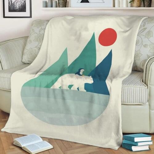 Bear You Flannel Throw Blanket 3D Printed Keep Warm Sofa Child Blanket Home Decor Textiles Dream Family Gift