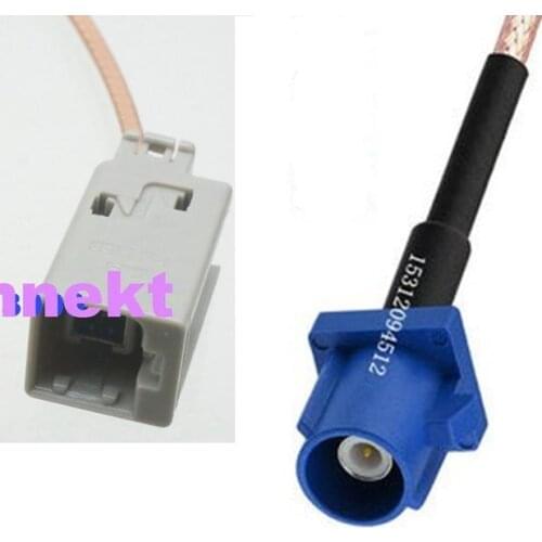 Fakra C Type Male Head to Gt5-1s Male Head Adapter Cable Fakra Female Head Square Head Seat GPS Antenna Cable