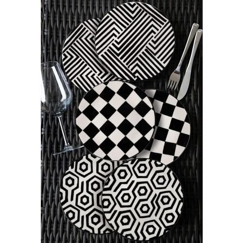 Queens Kitchen 6'lı Purely Handwork Lux Cake Dish Set