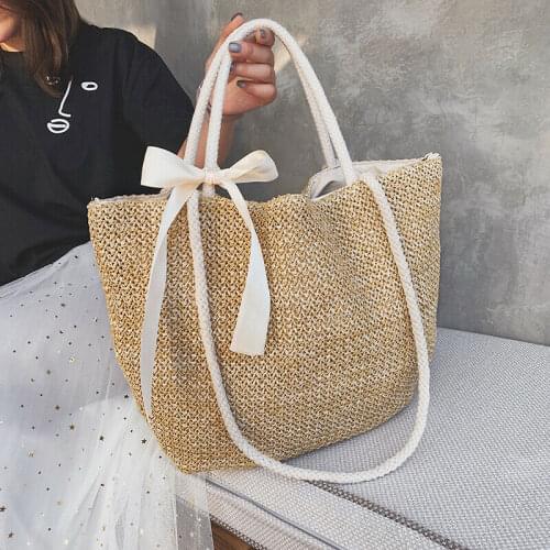 Women Bag Round Circular Rattan Wicker Straw Woven Crossbody Beach Bag Basket Gift Bohemia Bag Handbags Ladies Shoulder Bag