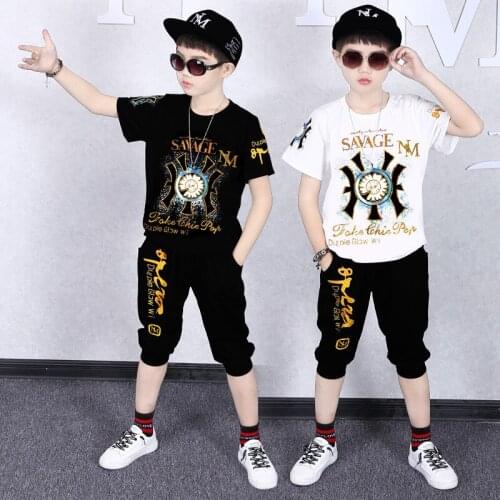 Summer Baby Boys Girls Sets Comfy Suits Fashion Sportswear Childrens Short Sleeve T-shirt and Shorts Outfits for Toddler Girl