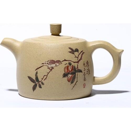 Yixing Handmade Purple Clay Pot Collection Sesame Section Qingya Jinglan Kung Fu Tea Set Teapot Household Teapot Chinese Tea Set