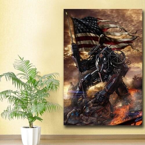 Wxkoil Wall Art Fdr_Battle_Master Photo Art For Living Room Home Decor Oil Painting On Canvas Wall Painting No Frame
