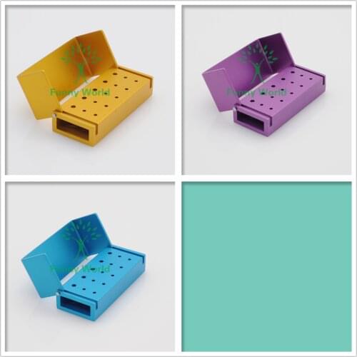 New 3Pcs Autoclavable FG RA Bur Burs Holder / Bur Block Blocks 15 Holes New