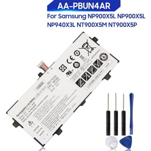 Original Replacement Battery For Samsung NP900X5L NT900X5P NP940X3L NP900X5L NT900X5M AA-PBUN4AR Genuine Tablet Battery 39Wh