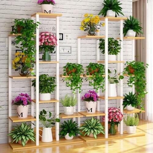 10 Layer Creative Flower Stand Potted Flower Pot Stand Plant Shelf Garden Balcony Living Room Decor