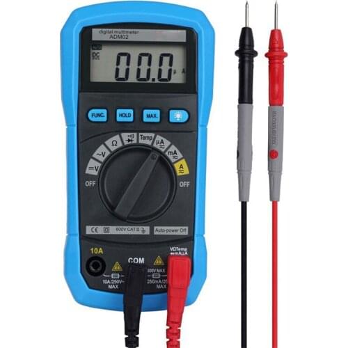 Professional ADM02 Digital Multimeters DMM DC AC Voltage Current Temperature Meters Tester Instrumentation Multitester