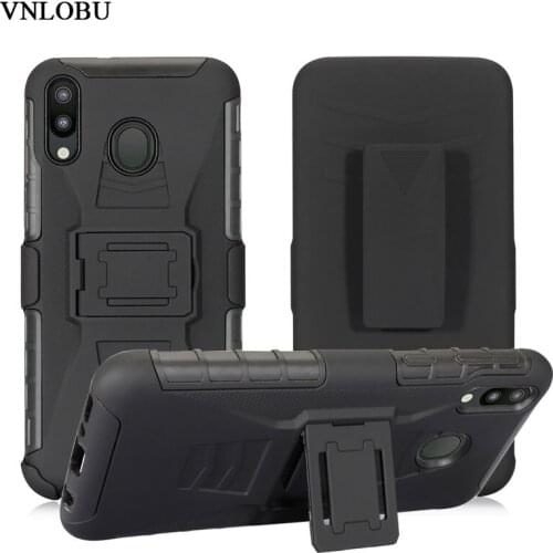 Belt Clip Armor Case for Samsung A70 A50 A40 A30 A20 A10 M10 M20 M30 2 IN 1 Shockproof Heavy Duty Phone Cases A7050 A505F Capa