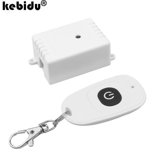 Kebidu Wireless 433 MHz Remote Control Switch AC 110V 220V 1CH Relay Receiver Module For Smart Home For Lighting Gate
