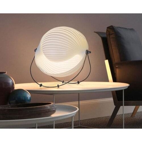 Nordic Solar Eclipse Table Lamp Can Be Adjusted Shell-shaped Art Light for Study Room Living Room Bedroom Bedside Decor Lamps
