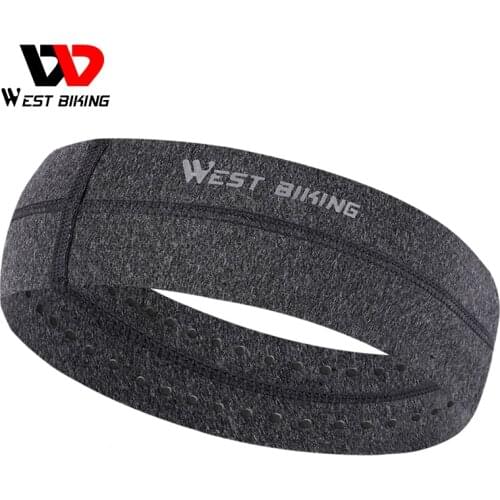 WEST BIKING Sport Headband Sweatband Men Women Cycling Running Fitness Elastic Head Band Gym Sports Breathable Yoga Headbands