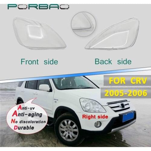 Headlight Glass Lens Cover for Honda CRV Headlamp Shell 2005-2006 Transparent Cover Replacement DIY