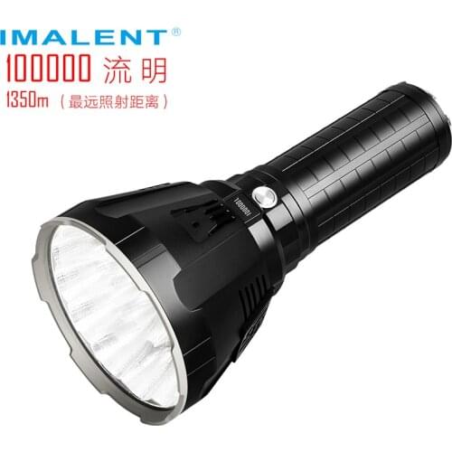 IMALENT MS18 18xCREE XHP70 100,000 Lumens 1350 Beam Distance High Power Explore LED Flashlight