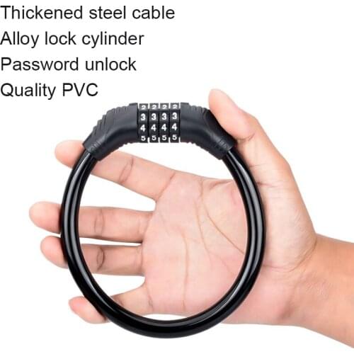 Bicycle password lock Anti-theft lock Portable electric car lock Fixed chain ring lock Bicycle Accessories