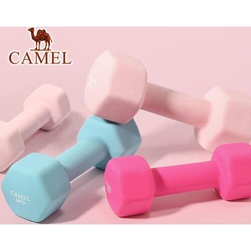 Camel Dumbbells Couples Home Fitness Equipment Push-ups Arm Exercise Dumbbells One Pair Women Men arm exercises 3KG 4KG
