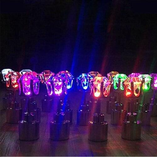 200pcs Charm LED Earring Light Up Crown Glowing Crystal Stainless Ear Drop Ear Stud Earrings Jewelry party Decor Gifts ZA1836