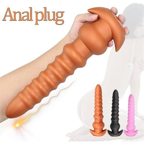 Plug Anal Soft Huge Anal Plug Anal Toys Butt Plug Prostate Massage Vaginal Stimulator Anus Dilator Sex Toys For Adult Anal Dildo
