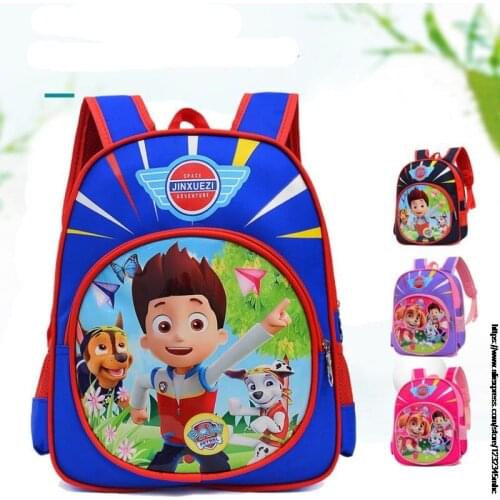 Kindergarten Backpack Cartoon PAW PATROL Toddler Kids Bag Waterproof Plecak Daily Children Mochila Boys Girls Gift