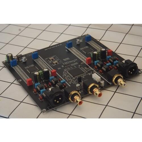 24-bit FPGA digital processing discrete R-2R ladder resistor hifi audio decoder board/Input: spdif and I2S