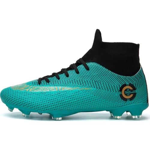 Long Spike Mens futzalki football shoes sneakers indoor turf superfly futsal football boots ankle high soccer boots cleats