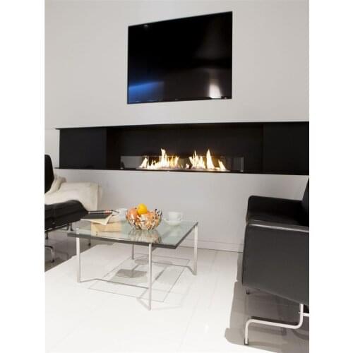 30 inch real fire indoor intelligent smart alcohol alexa wlan remote flame ignition bio ethanol fireplace