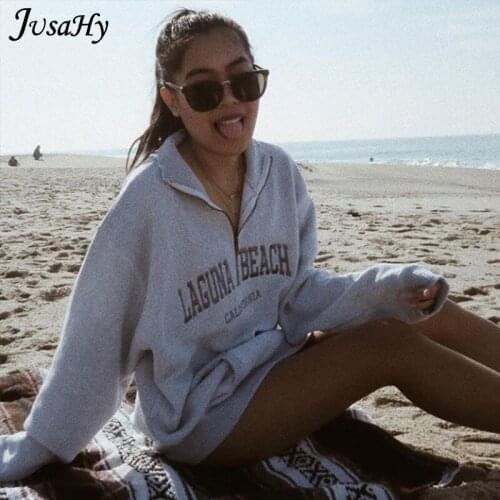 Женские толстовки с принтом JUSAHY China At AliExpress