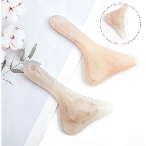 Natural Resin GuaSha Massage Scraping For Massager Scrape Therapy Acupoint Acupressure Face Neck Body Beeswax Guasha Scraper