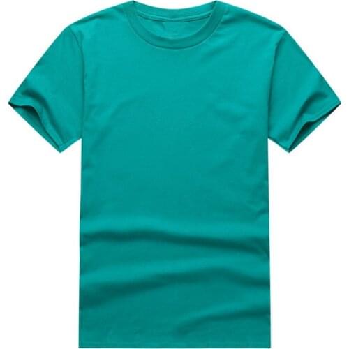 Mens T-shirt Pure Cotton T-shirt Short Sleeve T-shirt Mens Shirt Round Neck Casual Tee Shirt Mens Summer New