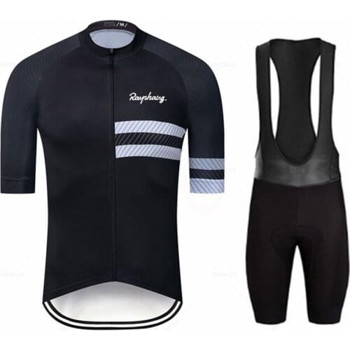 Raphaing Cycling Set Man Cycling Jersey Short Sleeve Bicycle Clothing Kit Mtb Bike Wear Triathlon Uniforme Maillot Ciclismo