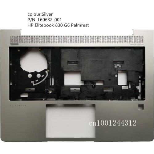 New Original For HP Elitebook 830 G6 Palmrest Upper Case Keyboard Bezel Cover L60632-001