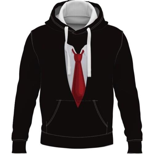 2021 New Fashion Fake Two Piece 3D Hoodi Digital Printed Mens Tops Hoodi Funny Cosplay Kids T Shirt Fake Suit Men Women Hoodi