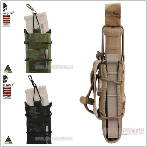 NEW Multicam Arid Hunting Airsoft Single Magazine Pouch military army MOLLE EMERSON EM6345MCBK MCTP