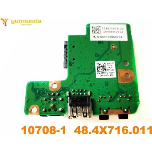 Original for Dell Latitude E5400 USB Power audio board 10708-1 48.4X716.011 tested good free shipping
