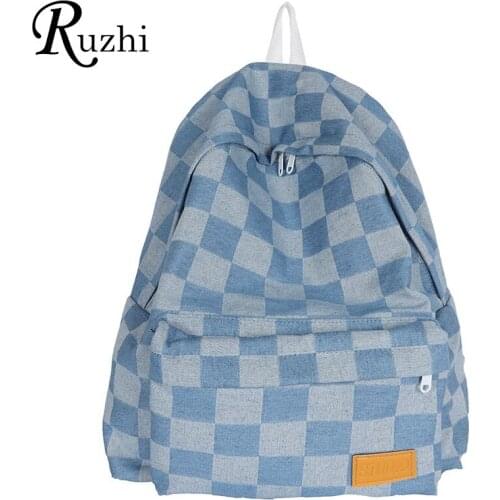 Ruzhi Women's Denim Backpacks