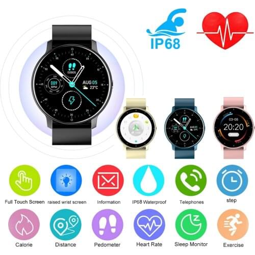 Smart Watch Women Men Sport Fitness Smartwatch Sleep Heart Rate Monitor Call Reminder Waterproof Digital Watches For IOS Android