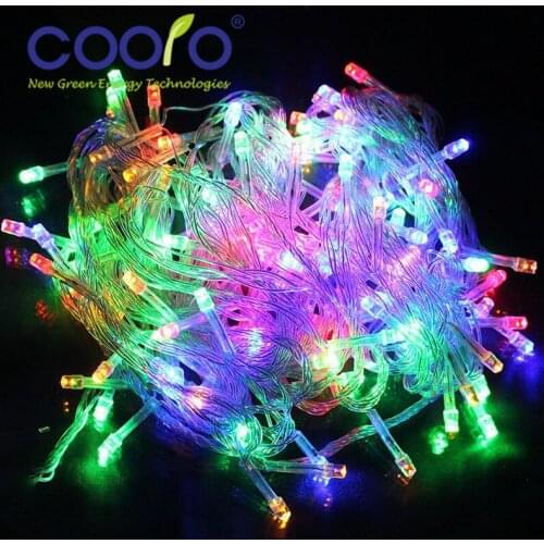 Led String Holiday Light Christmas Lights 110V/220V 10m/100leds With 8 Modes for Holiday/Party/Decoration,Free shipping