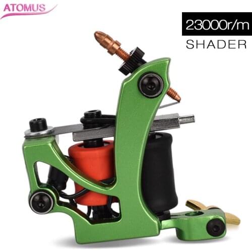 Tattoo Coil Machine Beginner Shader Tattoo Machine Gun Body Art 10 Wrap Coils Tattoo Coil Machine Beginner Shader Body Art