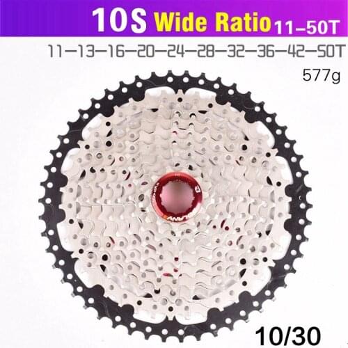 BOLANY bicycle flywheel 10speed 11-40 42 46 50T flywheel 20 30S cassette sprocket for M6000 M610 7075aluminum alloy flywheel