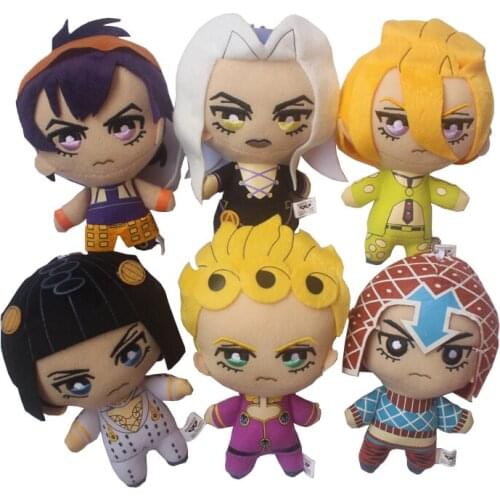 JAPAN JoJos Bizarre Adventure Golden Wind Plush Giorno Narancia Mista PLUSH DOLL Set of 6