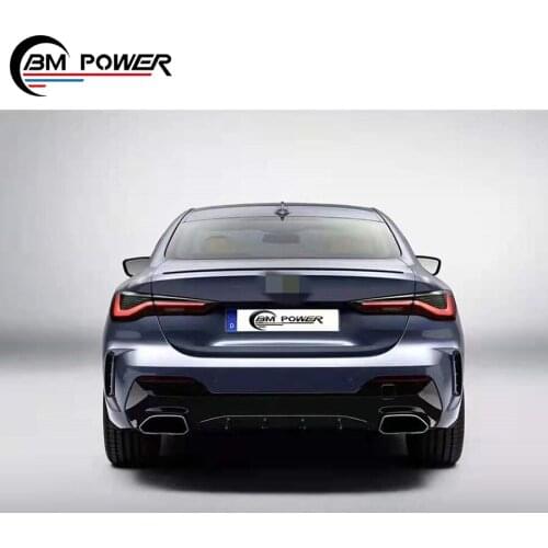 Auto Car Exterior Body Parts 4 Series G22 440D Rear Bumper Splitter Low Lip Diffuser Exhaust Pipe End Tail Lip Spoiler
