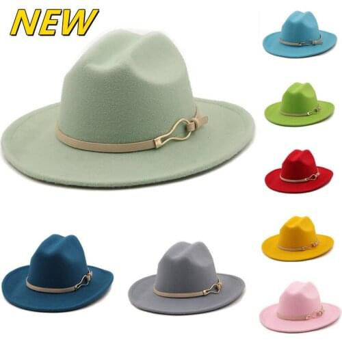 Ladies Cowboy Hat Accessories British Classic Felt Jazz Top Hat Ladies Men’s Women’s Fedora Jazz Hat Knight Hat шапка женская
