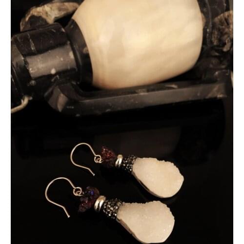 Dr Stone Natural Stone Women 'S Quartz Stone Earring NRS901 439799832