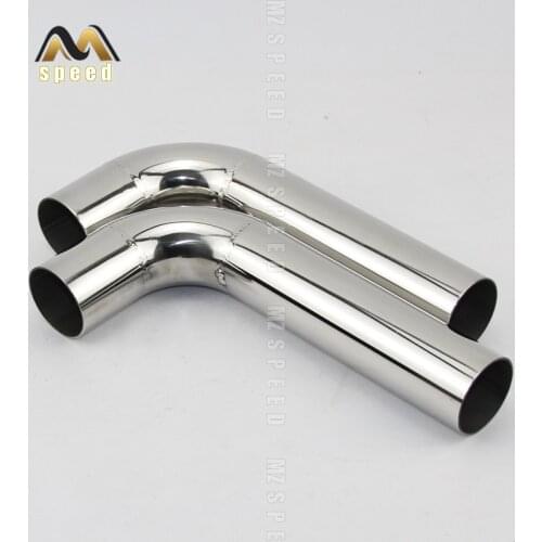 1PCS car accessories Automobile exhaust pipe muffler turns into stainless steel elbow 90 degree Angle pipe to reduce diameter