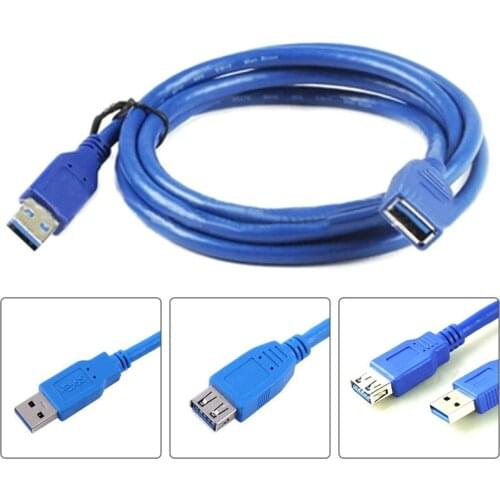 150cm Fast Speed USB 3.0 Cable for USB 3.0 Extension Cable Male to Female Extender Cable Extended for laptop PC USB Extension