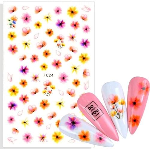 2021 New Designs Black Line Coloful Abstract Image Nail Sticker Adhesive Decals Sexy Girl Water Transfer Slider For Nails Art