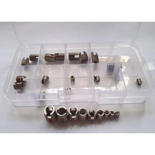 27pcs M2-M6 Stainless Steel Self-tapping Screws Threaded Braces Assortment Set High Quality