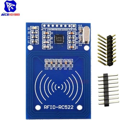 Diymore RFID RC522 Antenna RF Module 13.56MHz Proximity Module with Pins